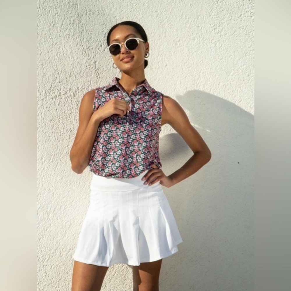NEW! Kenny Flowers The Classic White Country Club Skort White SZ S, M, L